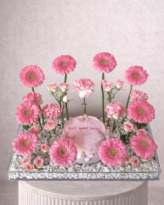 Pink Wishes Tray